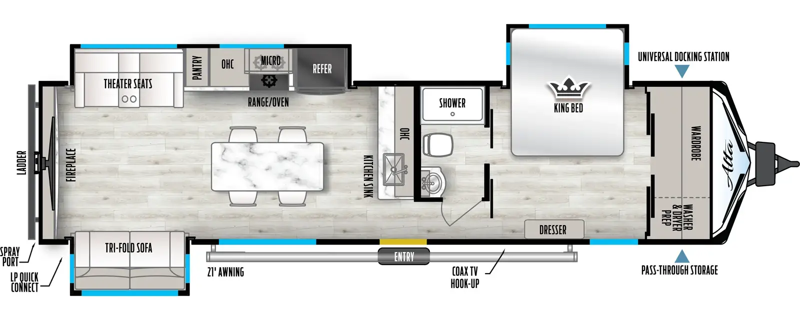 3250KXT Floorplan Image